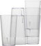 Restaurant Grade, BPA-Free 12oz Clear Plastic Cups 6pk, Durable Break Resistant Drinking Glasses for Cafe, Party
