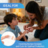 HAPPY CHEERS 3/4" 3" inch,1000 Count Adhesive Bandages x Bulk Plastic PE Strip Bandage, Waterproof, NonStick Pad