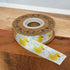 Rubber Duck Satin Craft Ribbon, 1" x 25 Yards, White with Yellow Rubber Duckies for Gifts, Baby Shower, Hair Bows