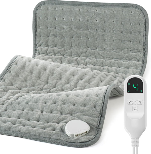 purella Heating Pad for Back Pain Relief and Period Cramps, Portable Heating Pad