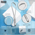 MasterMedi Tongue Scraper for Adults, 100% Stainless Steel Tongue Cleaner, Easy to Use, Pack of 2