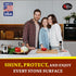 Surface,18oz.Can Countertop, Pack 2 Rock Doctor Granite Polish Spray and Polish Tile, Marble, Kitchen and Natural Stone