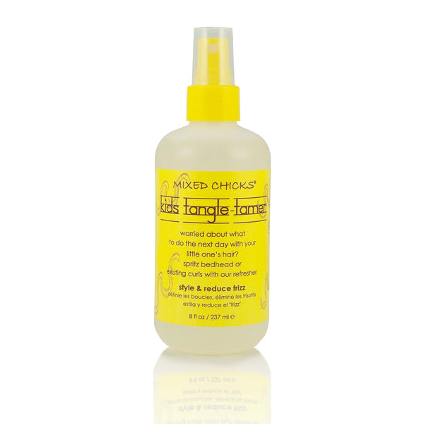 Mixed Chicks Kids Tangle Tamer - Light Moisturizing Styling Formula for Frizz-free Curls, 8 fl.oz.