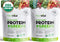 Plantvital Unflavored Organic Vegan Protein Powder - 18 Superfoods, Gluten Free - 16oz (Pack of 2)