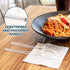 Plastic Forks and Spoons Silverware Set (150PCS) - Heavy Duty Disposable Utensils, 75 Clear Forks and Spoons