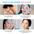MAREE Facial Masks with Marine Collagen & Hyaluronic Acid - Moisturizing Sheet Masks with Green & Red Algae Extract, 6