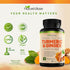Turmeric and Ginger Supplement - Tumeric Curcumin Joint Support Pills with Apple Cider Vinegar & BioPerine, 60 Capsules