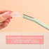 TADA Natural Beauty Biodegradable Dermaplaning Tool 12pk, Face Eyebrow Face Razors, Face Shaver & Exfoliating (Pink)