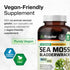 BIO KRAUTER Irish Sea Moss Capsules, 1600 mg - 250 Count - Vegan Bladderwrack with Chondrus Crispus