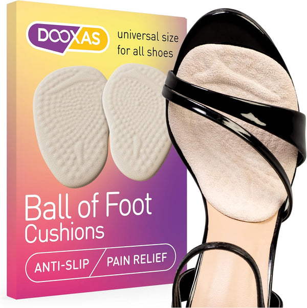 Premium Flannel High Heel Pads for Women, Ball of Foot Cushion Inserts for Pain Relief
