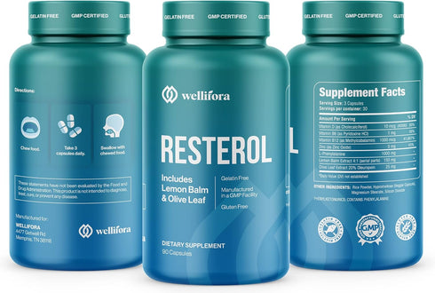 Resterol Vitiligo Remedy - Reduce White Spots & Improve Skin Pigmentation, Vitamins for Faster Repigmentation with