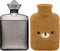 samply Hot Water Bottle with Cute Fleece Cover, 2Liter for Hot and Cold Compress, Pain Relief