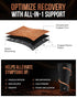 TheraCopper Copper Calf Compression Sleeve Premium Copper Compression Shin Sleeve for Men & Women Breathable & Non-Slip