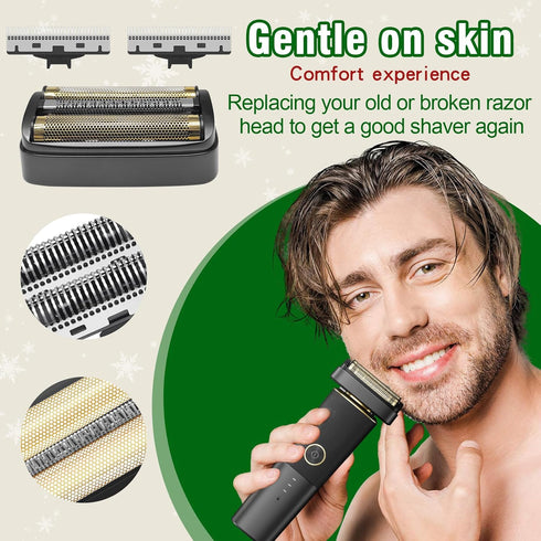 Shaver Replacement Foil and Inner Cutters for Andis 17300 reSURGE Electric Shaver (Black, 1 Pack)