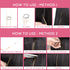 WENNALIFE Hair Tinsel Kit | Rose Red Fairy Hair Tinsel 1200 Strands for Christmas Hair Sparkle Extensions