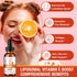 Vemluta 2 Packs 2000mg D3 Immune Antioxidant,4 Oz Liposomal Vitamin C Liquid Drop, High Absorption VC Complex Rose Hips