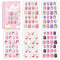 Laza 120pcs Children Nails Girls Press On Artificial Nail Tips, Pre-glue Full Cover Short Cute False Nail Kits