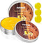 PIPIHUA 2 PCS Beeswax Furniture Polish, Wood Seasoning Beeswax for Waterproof & Repair, Beeswax Polish with 3pcs