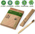 20 Count Bamboo Toothbrushes - Soft + Medium Natural Wood Toothbrushes, Eco-Friendly & Biodegradable