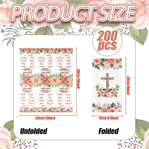 Resholder 200 2 13 15.7 Inch Pcs Religious Disposable Napkins Ply Christian Disposable Hand Towels for Bathroom Bible