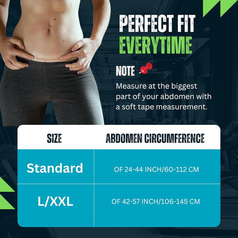 Ergonomic Umbilical Hernia Belt, Abdominal Binder for Hernia Support, Ventral Hernia Strap with Compression Pad,