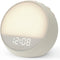 HOUSBAY MINI Sunrise Alarm Clock with Sound Machine, Rhythm Wake-Up Light, White