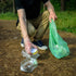 120 Count 13 Gallon Eco-friendly Trash Bags, Medium Green Garbage Bags, Portable Camping Toilet Bags