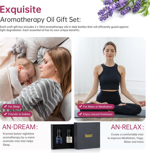 Set +Aroma Diffuser & Schumann Resonance+Essential Oil