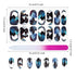Maitys 168 Pcs Nail Stickers, 12 Sheets Full Wrap Polish Strips, Glitter Self Adhesive DIY Gel Nail Decals with 1