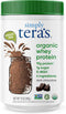 simply tera's organic whey protein powder, dark chocolate flavor