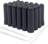 ZIOJOVK Essential Oil Aromatherapy Blank Nasal Inhaler Tubes (Includes 24 inhalers+36 unscented Wicks+2