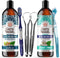 GuruNanda Advanced Oil Pulling & Coconut Oil Pulling Bundle with Toothbrush, Tongue