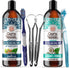GuruNanda Advanced Oil Pulling & Coconut Oil Pulling Bundle with Toothbrush, Tongue