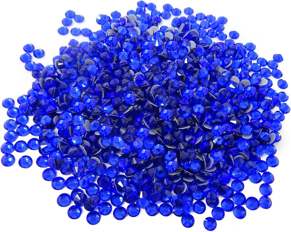 Honbay 1440 Pieces SS20 5mm Hotfix Rhinestones, Sparkly Flatback Round Crystal Gems (Royal Blue)