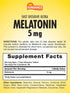 Fast Dissolve Melatonin 5mg | 60 Tablets | Natural Berry Flavor | Vegetarian, Non-GMO, and Gluten Free Supplement | by Sundance