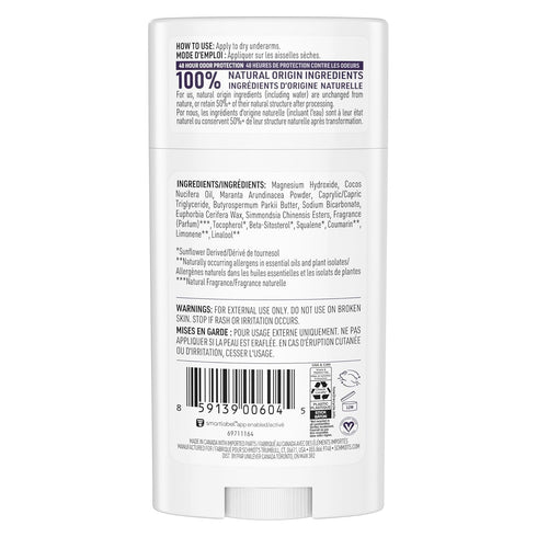 Schmidt's Aluminum-Free Vegan Deodorant Lavender & Sage with 24 Hour Odor Protection, 2 Count for Women and Men, Natural Ingredients, Cruelty-Free, 2.65 oz