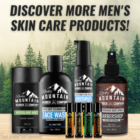 Men's Face Moisturizer with Shea Butter, Jojoba Oil, Argan Oil & Glycerin - Fragrance-Free for All Skin Types