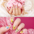 Maitys 40 Pieces Iridescent Glass Paper Nail Design Sticker Decals, Shinning Reflective Mirror Design, 20 Colors