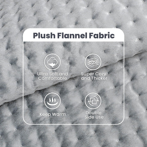 Jubeoyey 6 Settings 33" 17" Heating Pad - Electric Heating Pad for Back Pain and Cramps Relief, Moist Heat Pad
