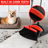 Broom and Dustpan Set, Indoor Broom with Dust Pan Combo for Home, Office, Kitchen, Lobby & Pet Hair Cleaning
