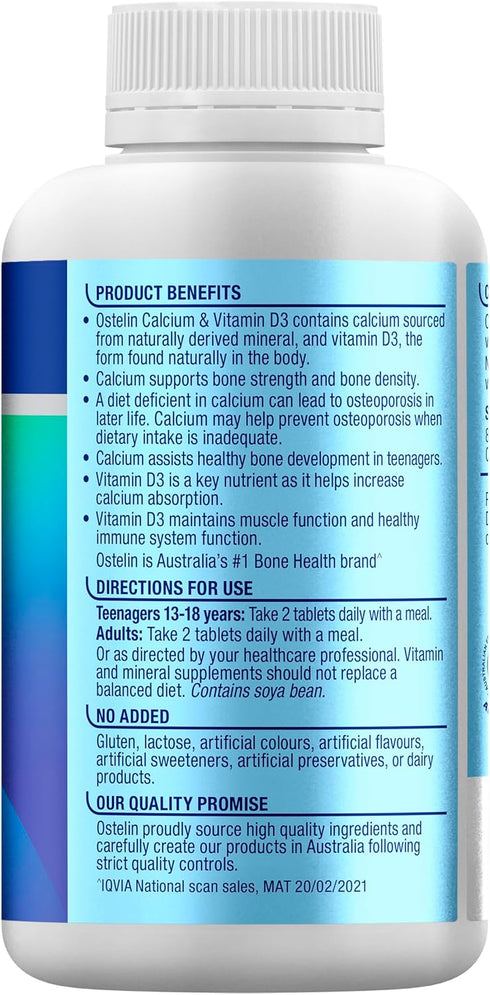 Vitamin D Plus Calcium, 250 Tablets