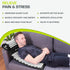 Set ProsourceFit Acupressure Mat and Pillow for Back/Neck Pain Relief and Muscle Relaxation