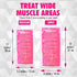 2 Pack Reusable Gel Ice Packs for Injuries, Flexible Hot and Cold Pack for Pain Relief, Large Pink
