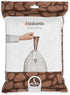 Brabantia PerfectFit Trash Bags (Size L/10.6-12 Gal) Thick Plastic Trash Can Liners