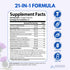 Arazo Nutrition Liver Cleanse Detox & Repair Formula – Milk Thistle Herbal Support Supplement with Silymarin, Beet,