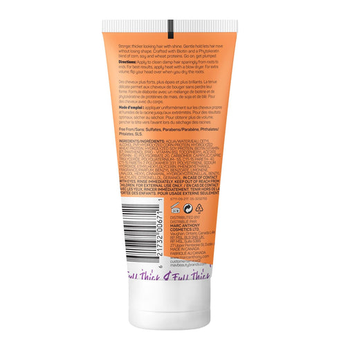 Marc Anthony Biotin & Vitamin E Hair Thickening Cream, Lightweight Hold for Thicker & Fuller Hair, 8oz