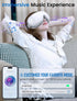 YunRayo Eye Massager with Bluetooth Music, Heat Therapy, Air Pressure & Vibration Rechargeable for Eye Fatigue, Dry