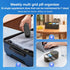 Wangculiao 2/3/4 (2PC Weekly Pill Organizer Travel, Times a Day, Double-Sided Opening Design, Portable Pill Box