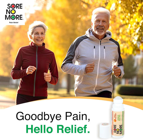 Sore No More Warm Arthritis Pain Relief Roll On - 3 oz, Non-Greasy Formula for Aches and Pains
