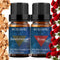 Rose and Sandalwood Essential Oil, 100% Pure Natural Organic Aromatherapy Gift Set, 10MLx2